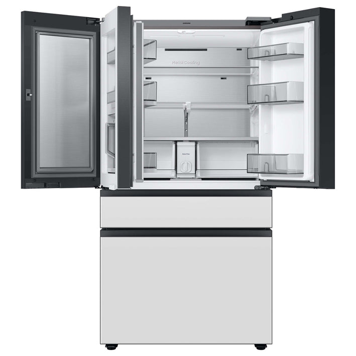 SAMSUNG 29.0 Cu. Ft. FD Ref White Glass (RF29BB890012AA)