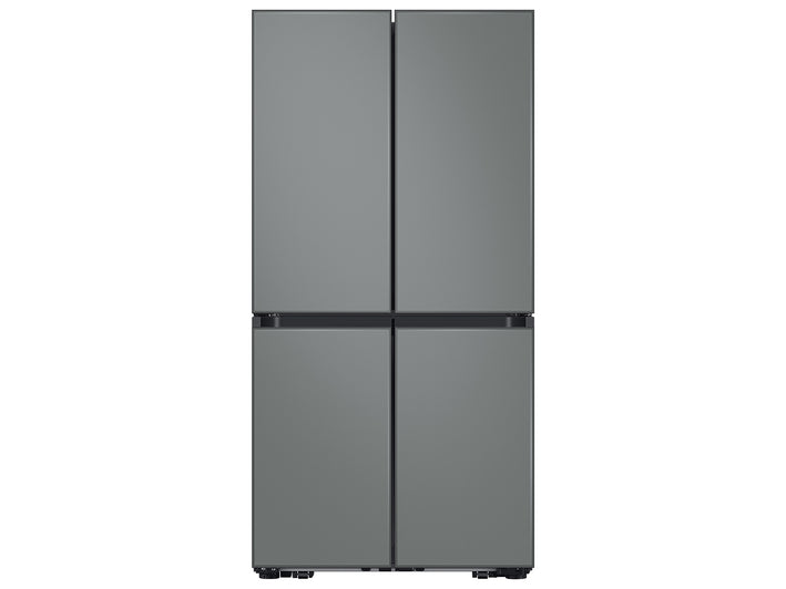 Bespoke 23 cu. ft. Counter Depth 4-Door Flex™ Refrigerator with AI Family Hub™+ & AI Vision Inside™ in Stainless Steel (RF23DB9900QDAA)