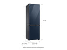12.0 cu. Ft. Bespoke Bottom Freezer Refrigerator with Flexible Design in Navy Glass (RB12A300641)