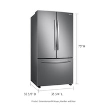 28 cu. ft. Large Capacity 3-Door French Door Refrigerator in Stainless Steel (RF28T5001SR)