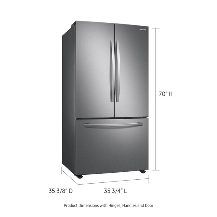 28 cu. ft. Large Capacity 3-Door French Door Refrigerator in Stainless Steel (RF28T5001SR)
