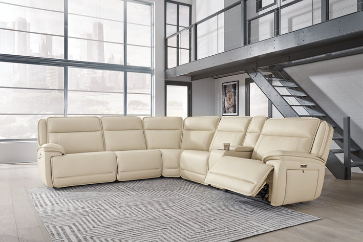 Double Deal 6-Piece Power Reclining Sectional (U13001S1)