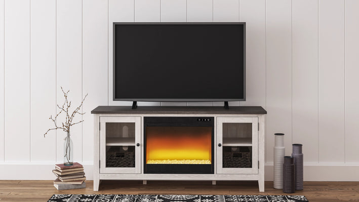 Dorrinson 60" TV Stand with Electric Fireplace (W287W2)