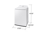 SAMSUNG 4.1 Cubic Foot Top Load Washer White (WA41A3000AW)