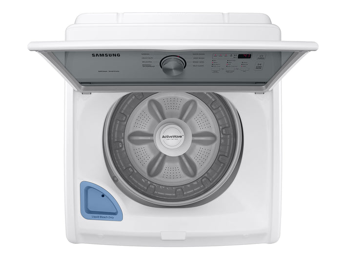 SAMSUNG 4.4 Cubic Foot Top Load Washer White(WA44A3205AW)