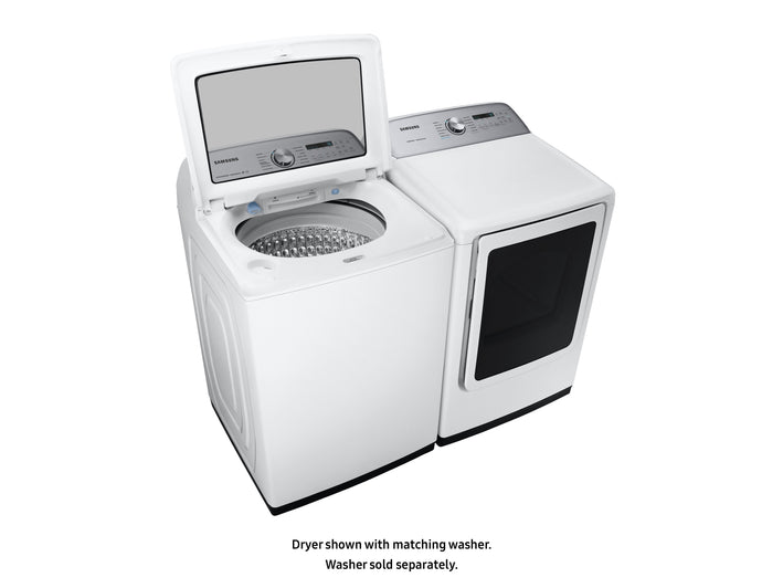 SAMSUNG 7.4 Cu. Ft. TL E Dry White (DVE50R5400W)