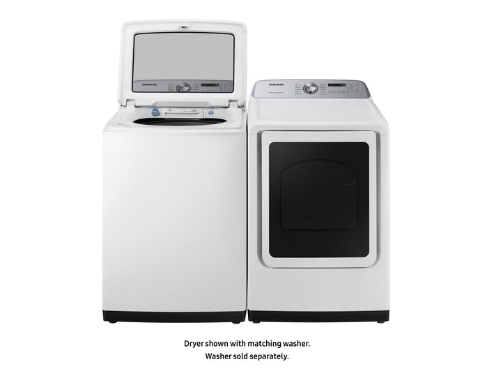 SAMSUNG 7.4 Cu. Ft. TL E Dry White (DVE50R5400W)