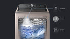 SAMSUNG 5.2 Cu. Ft. TL Wash Champagne (WA52A5500AC)