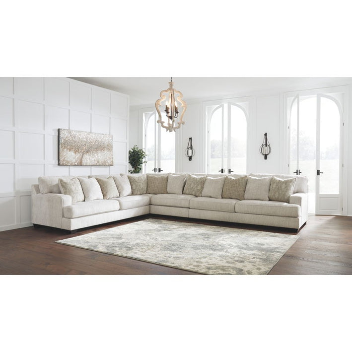Rawcliffe 5-Piece Sectional with Ottoman