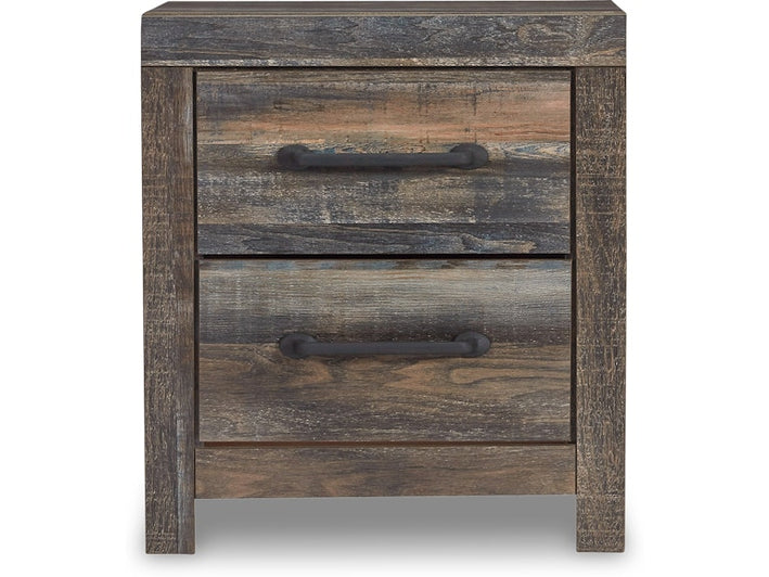 Drystan Full Bookcase Bed with 4 Storage Drawers with Mirrored Dresser, Chest and 2 Nightstands (PKG003345)