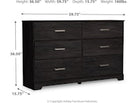 Belachime Dresser and Mirror (B2589B1 (B2589-31,B2589-36)