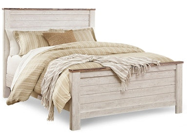 Willowton Queen Panel Bed with Mattress