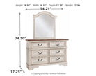 Realyn Dresser and Mirror (B743B12)