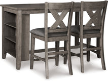 Caitbrook Counter Height Dining Table and 2 Barstools(PKG014916 (D388-13,D388-124(2)))