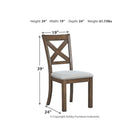 Moriville Dining UPH Side Chair (2/CN)( D631-01)