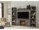 Wynnlow 4-Piece Entertainment Center with Electric Fireplace (EW0440W8)