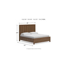 Cabalynn California King Panel Bed with Dresser