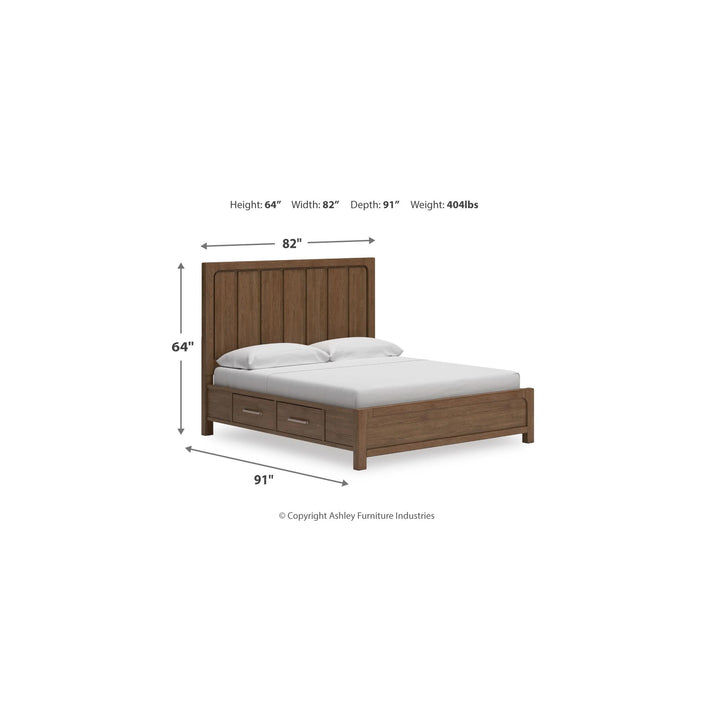 Cabalynn California King Panel Bed with Dresser