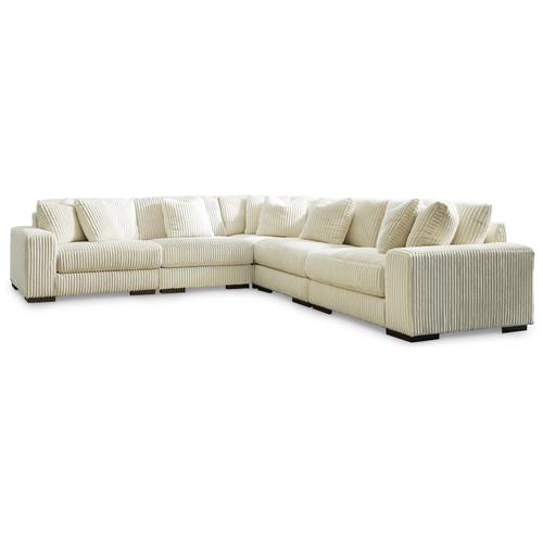 Lindyn 5-Piece Sectional with Ottoman