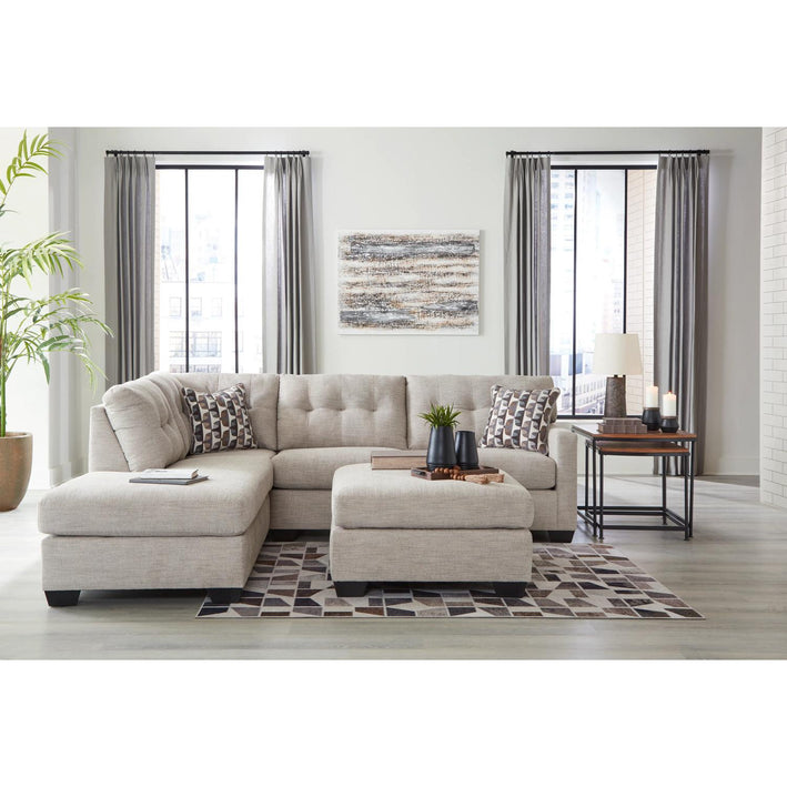 Mahoney 2-Piece Sectional with Ottoman
