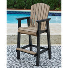 Fairen Trail Outdoor Bar Table and 4 Barstools (PKG009513)