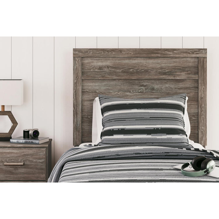 Ralinksi Twin Panel Bed with Dresser (PKG016238)