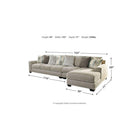 Ardsley 3-Piece Sectional with Ottoman