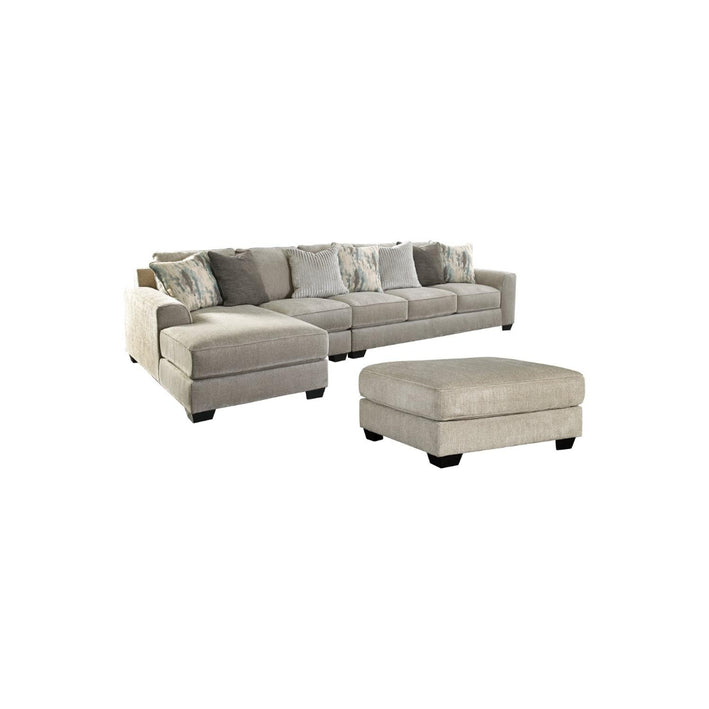Ardsley 3-Piece Sectional with Ottoman
