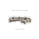 Ardsley 4-Piece Sectional with Ottoman