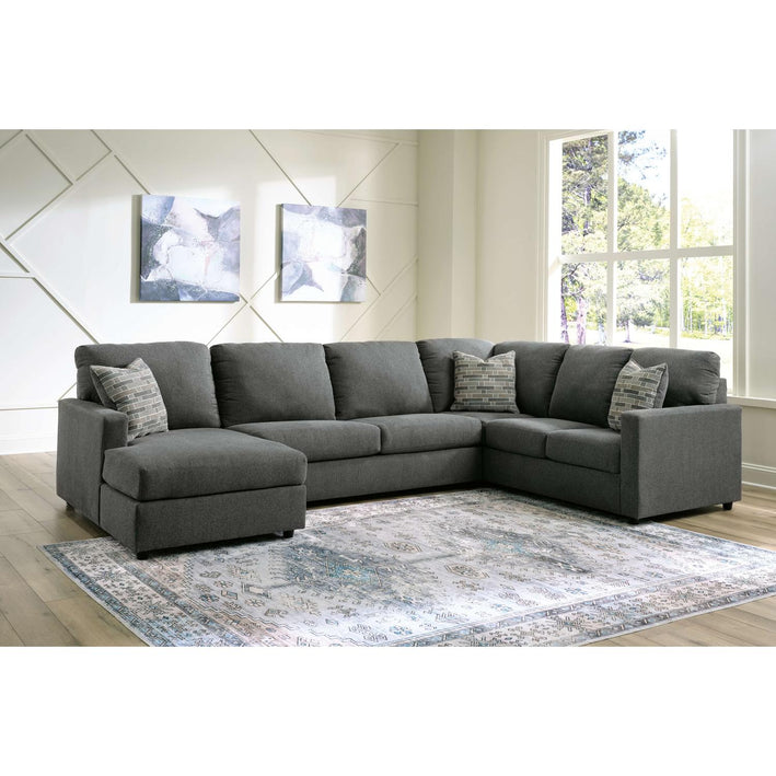 Edenfield 3-Piece Sectional with Ottoman