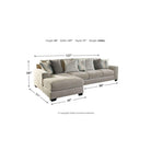 Ardsley 2-Piece Sectional with Ottoman