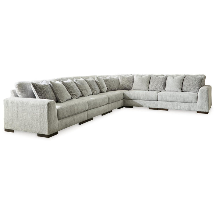 Regent Park 6-Piece Sectional with Ottoman