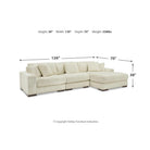 Lindyn 3-Piece Sectional with Ottoman