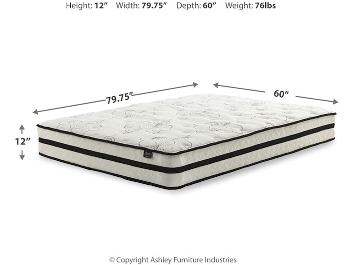 Chime 12 Inch Hybrid Mattress with Foundation