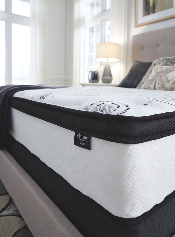 Chime 12 Inch Hybrid Mattress with Foundation