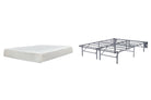 Chime 12 Inch Memory Foam Mattress with Foundation