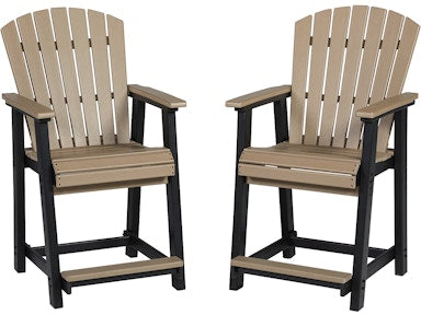 Fairen Trail Outdoor Bar Table and 4 Barstools (PKG009513)