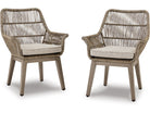 Beach Front Outdoor Dining Table and 6 Chairs (PKG014897)