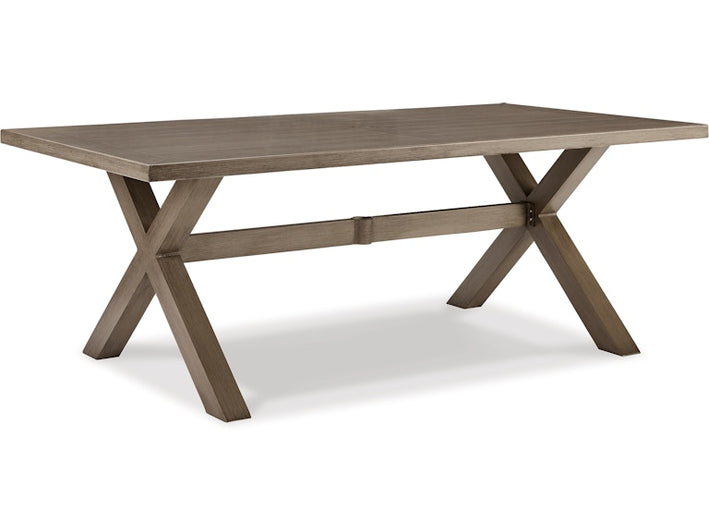 Beach Front Outdoor Dining Table and 6 Chairs (PKG014897)