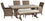 Beachcroft Outdoor Dining Table and 4 Chairs and Bench (PKG000284)