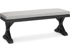 Beachcroft Outdoor Dining Table and 4 Chairs and Bench (PKG016790)
