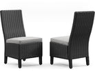 Beachcroft Outdoor Dining Table and 4 Chairs and Bench (PKG016790)