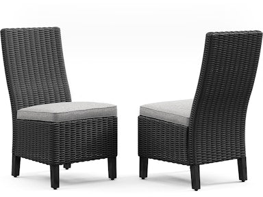 Beachcroft Outdoor Dining Table and 4 Chairs and Bench (PKG016790)