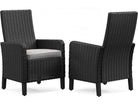 Beachcroft Outdoor Dining Table and 4 Chairs and Bench (PKG016790)