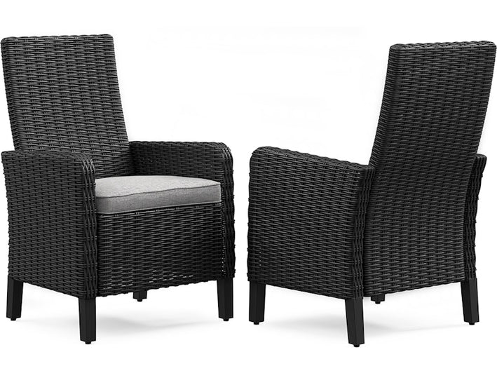 Beachcroft Outdoor Dining Table and 4 Chairs and Bench (PKG016790)