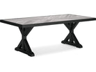 Beachcroft Outdoor Dining Table and 4 Chairs and Bench (PKG016790)