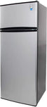 22 Inch Freestanding Top Freezer Refrigerator with 7.3 cu. ft. Capacity, 3 Glass Shelves, Gallon Door Bin, Crisper Drawer, ADA Compliant, and ENERGY STAR®: Stainless Steel (RA733B3S)