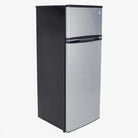 22 Inch Freestanding Top Freezer Refrigerator with 7.3 cu. ft. Capacity, 3 Glass Shelves, Gallon Door Bin, Crisper Drawer, ADA Compliant, and ENERGY STAR®: Stainless Steel (RA733B3S)