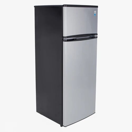 22 Inch Freestanding Top Freezer Refrigerator with 7.3 cu. ft. Capacity, 3 Glass Shelves, Gallon Door Bin, Crisper Drawer, ADA Compliant, and ENERGY STAR®: Stainless Steel (RA733B3S)