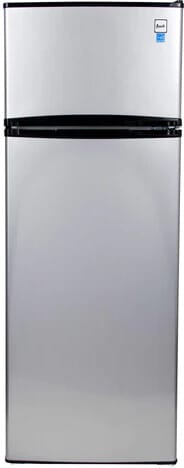 22 Inch Freestanding Top Freezer Refrigerator with 7.3 cu. ft. Capacity, 3 Glass Shelves, Gallon Door Bin, Crisper Drawer, ADA Compliant, and ENERGY STAR®: Stainless Steel (RA733B3S)